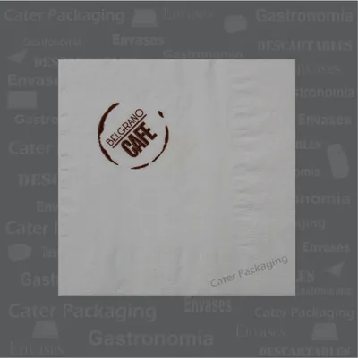 Servilleta de papel 24 × 24 cm: Belgrano cafe 24 x 24