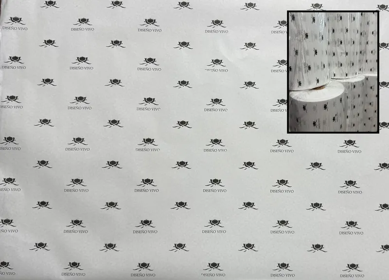 Bobinas de papel: Bobina Sulfito cristal Diseño vivo