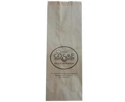 Bolsa de papel con fuelle: Bolsa de Papel Kraf