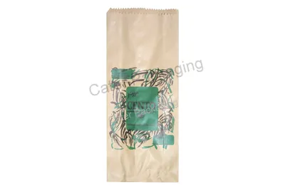 Bolsa de papel con fuelle: Bolsa de papel Kraf 4A