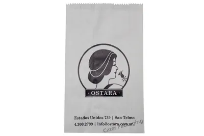 Bolsa de papel con fuelle: Bolsa de Papel Ostara 4A Sulfito ll