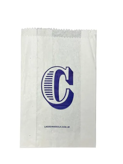 Bolsa de papel con fuelle: Bolsa Fast Food 4A La Cocina Decla