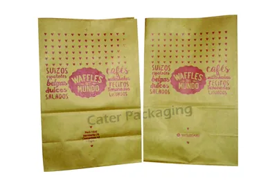 Bolsa fondo cuadrado: Bolsa Fast Food - Fondo Cuadrado