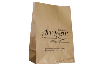 Bolsa fondo cuadrado: Bolsa Fast Food Fondo Cuadrado Ariztegui