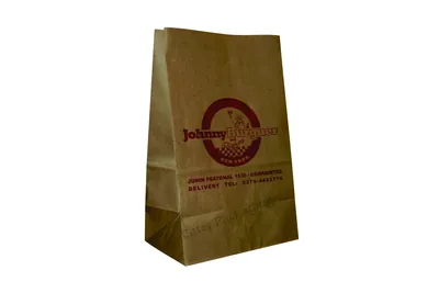 Bolsa fondo cuadrado: Bolsa Fast Food - Fondo Cuadrado