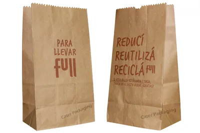 Bolsa fondo cuadrado: Bolsa Fast Food Fondo Cuadrado Full