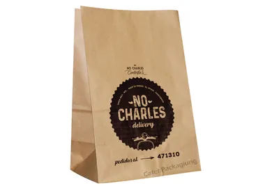 Bolsa fondo cuadrado: Bolsa Fast Food Fondo Cuadrado No Charles