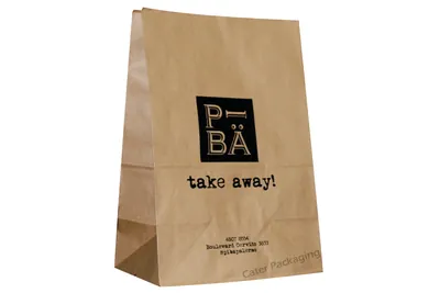 Bolsa fondo cuadrado: Bolsa Fast Food Fondo Cuadrado Piba