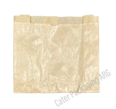 Bolsa de papel con fuelle: Bolsa Hamburguesa Kraft Especial 13x10