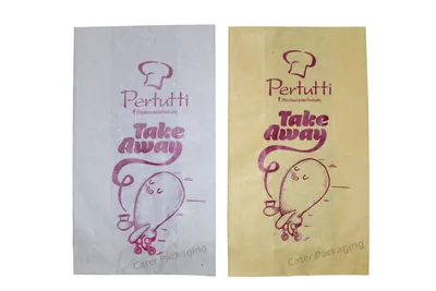 Bolsa de papel con fuelle: Bolsa Parafinado - Pertutti