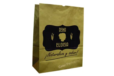 Bolsa fondo cuadrado: Bolsas Fast Food Fondo Cuadrado Reina Eloisa