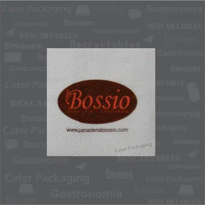 Servilleta de papel 18 × 18 cm: Bossio 18 x 18