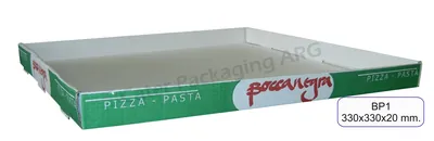Caja para pizza: BP1 BcoBco - Premium - Bocca Negra