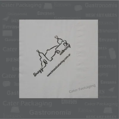 Servilleta de papel 24 × 24 cm: Brazzi Catering 24 x 24