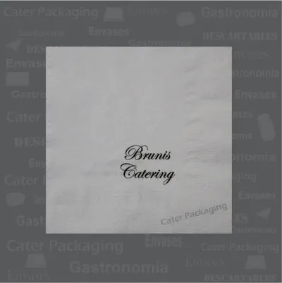 Servilleta de papel 24 × 24 cm: Brunis Catering 24 x 24