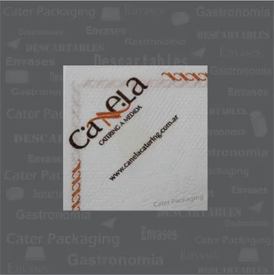 Servilleta de papel 18 × 18 cm: Canela 18 x 18
