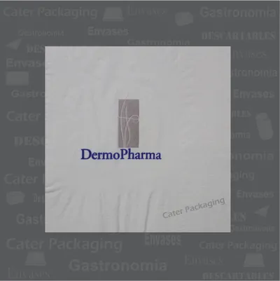 Servilleta de papel 24 × 24 cm: Dermo Pharma 24 x 24