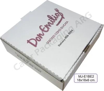 Caja para empanadas: E1 Standard - Don Emilio Empanada