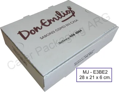 Caja para empanadas: E3 Standard - Don Emilio empanada
