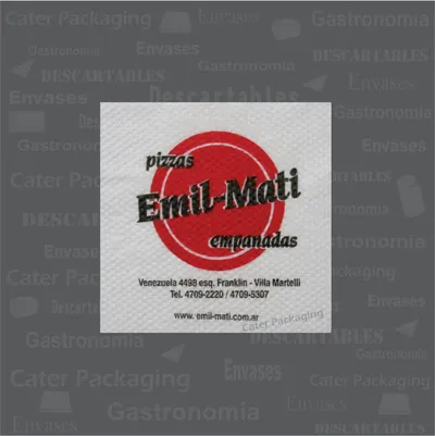 Servilleta de papel 18 × 18 cm: Emil Mati 18 x 18