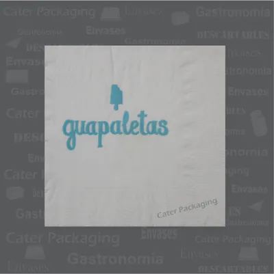 Servilleta de papel 24 × 24 cm: Guapaletas 24 x 24