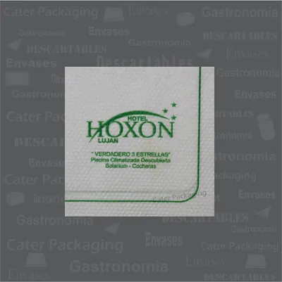 Servilleta de papel 18 × 18 cm: Hotel Hoxon 18 x 18