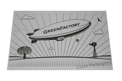 Individual impreso en flexografía: Individual Flexo Green Factory 3