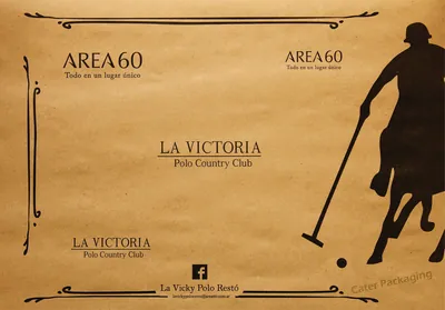 Individual impreso en offset: Individual La Victoria Polo Country