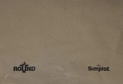 Individual impreso en flexografía: Individual Round Simplot