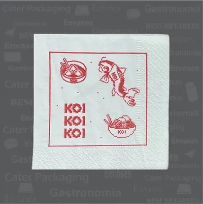 Servilleta: Koi Koi Koi - 2 24 x 24