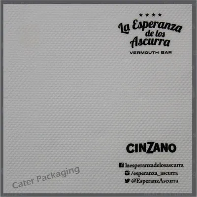 Servilleta de papel 33 × 33 cm: La Esperanza de los Ascurra 33 x 33