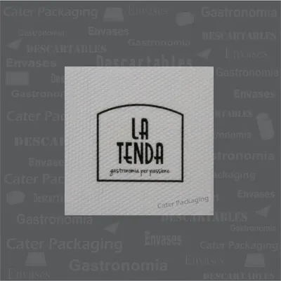 Servilleta de papel 18 × 18 cm: La Tenda 18 x 18