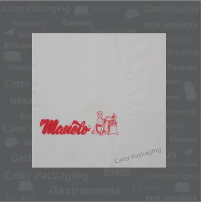 Servilleta de papel 24 × 24 cm: Manolo 24 x 24