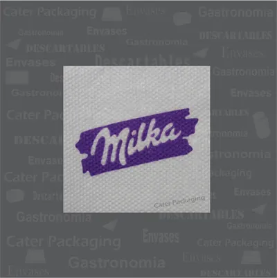 Servilleta de papel 18 × 18 cm: Milka 18 x 18