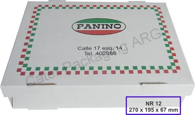 Caja para empanadas: NR12 Premium - Panino