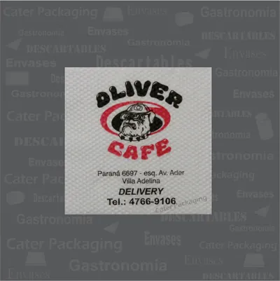 Servilleta de papel 18 × 18 cm: Oliver 18 x 18