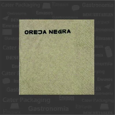 Servilleta de papel 24 × 24 cm: Oreja Negra 24 x 24