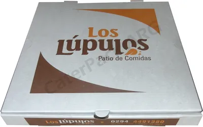Caja para pizza: P01 Premium - Los Lúpulos