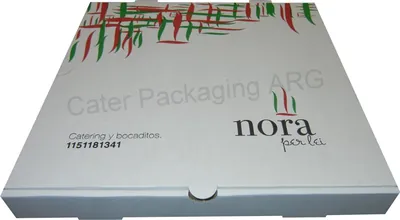 Caja para pizza: P01 Premium - Nora