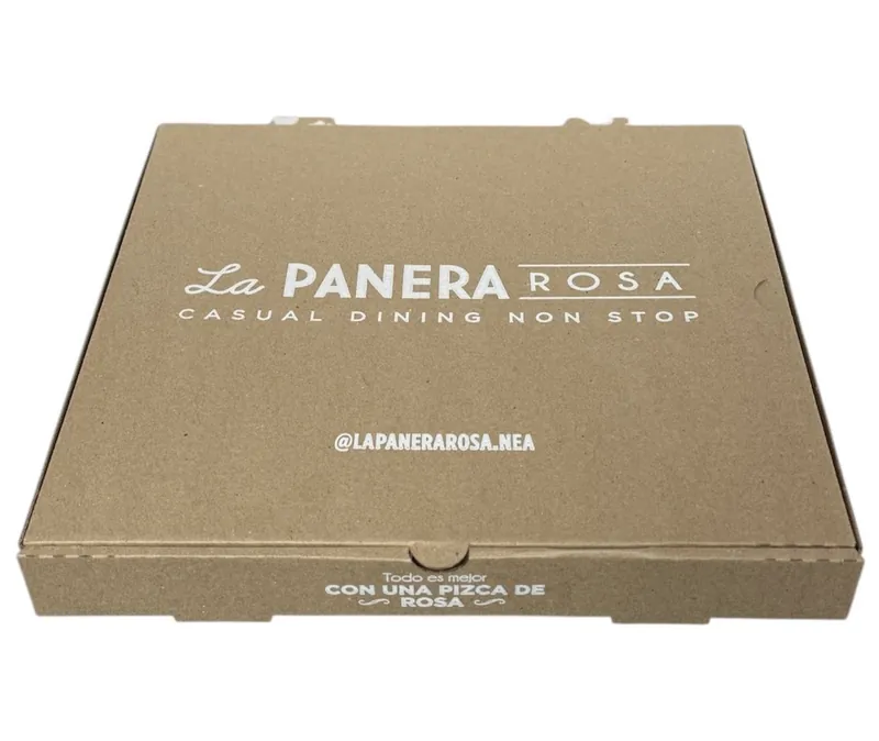 Cajas para pizza: P1 Eco La Panera Rosa