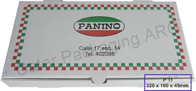 Caja para pizza: P11 Premium - Panino