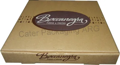 Caja para pizza: P2 - Boca Negra