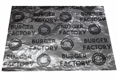 Papel aluminio: Papel Aluminio Burger Factory