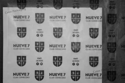 Papel parafinado impreso: Papel Parafinado Nueve 7