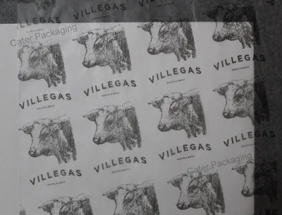 Papel parafinado impreso: Papel Parafinado Villegas