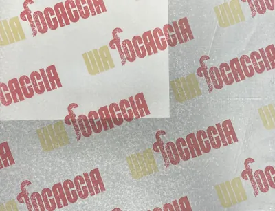 Papel parafinado impreso: Paraf. Fondeado Via Focaccia