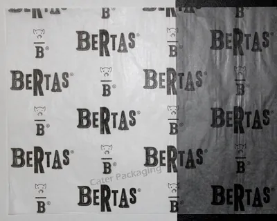 Papel parafinado impreso: Parafinado impreso Bertas