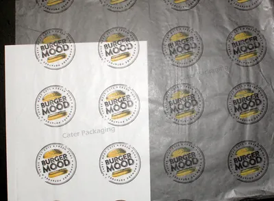 Papel parafinado impreso: Parafinado impreso - Burger Mood