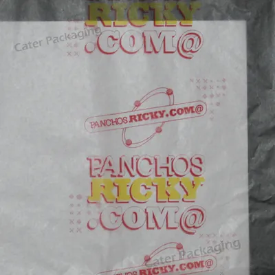 Papel parafinado impreso: Parafinado impreso Panchos Ricky