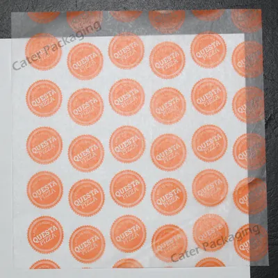 Papel parafinado impreso: Parafinado impreso Questa Pizza